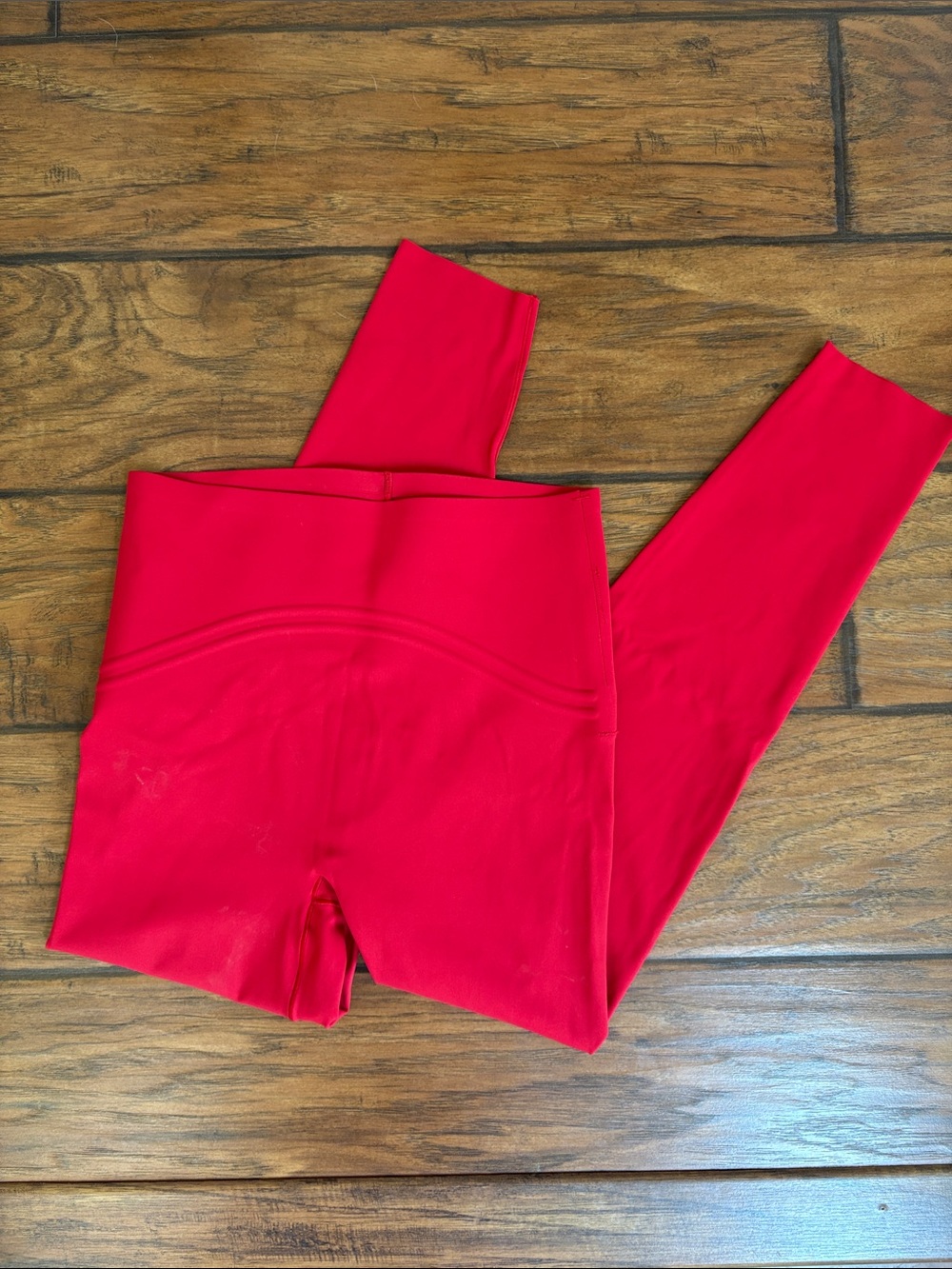 SPANX Bright Red S Leggings - Stretch Active Bottoms